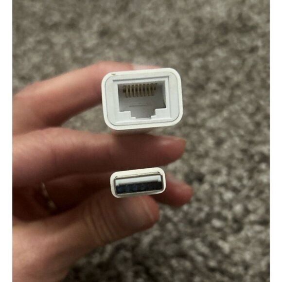 GENUINE Apple A1277 USB Ethernet Adapter MC704LL/A Connector - Picture 4 of 4